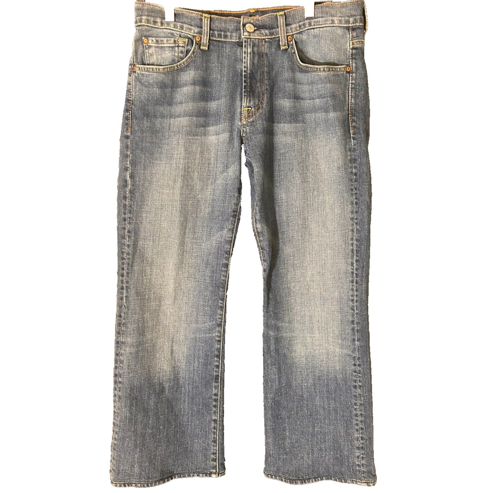 Women's, Seven For All Mankind Boot Cut Jeans, Distressed, Size 32/26